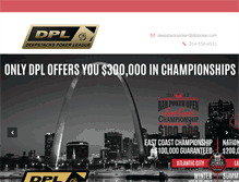 Tablet Screenshot of dplpoker.com